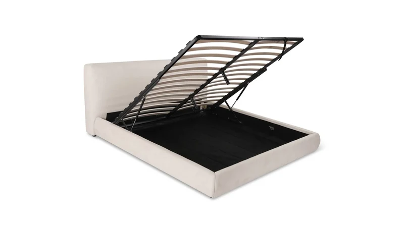 Dream Storage Bed, King, Latte