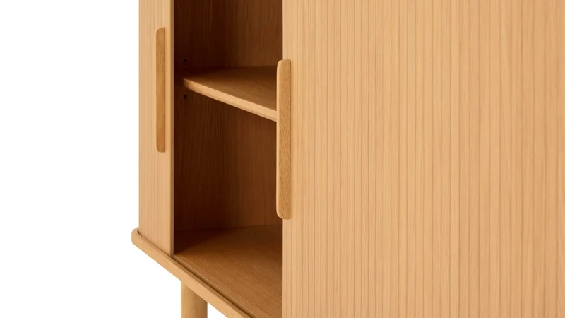 Easy Edge Sideboard All Wood, Regular, White Oak