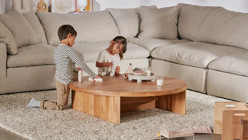 Field Coffee Table Round, Oak