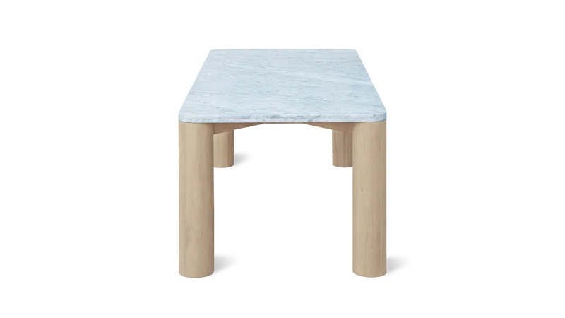 Field Dining Table, Seats 6-8 People, Oak/Carrara Marble