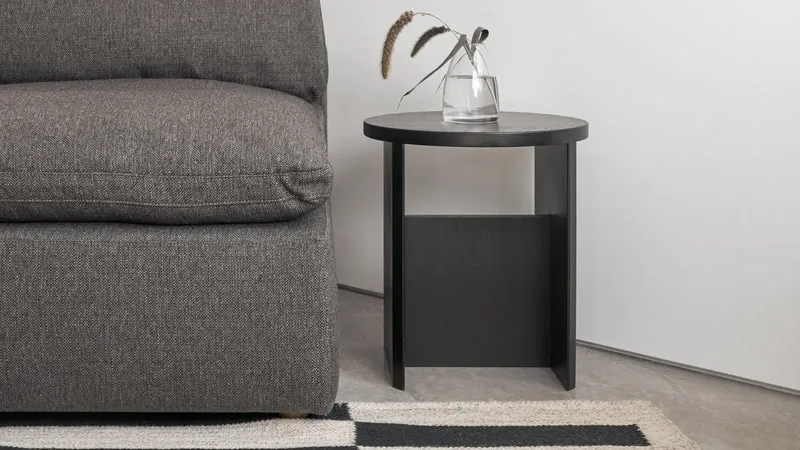 Field Stool, Black Oak