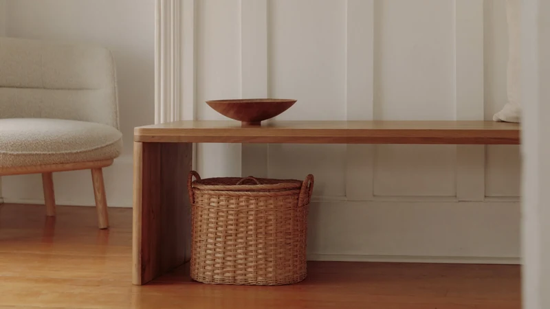 Form Bench, Seats 2, Oak