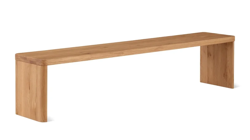 Form Bench, Seats 4, Oak