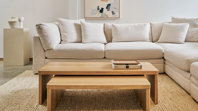 Form Coffee Table, Small, Oak