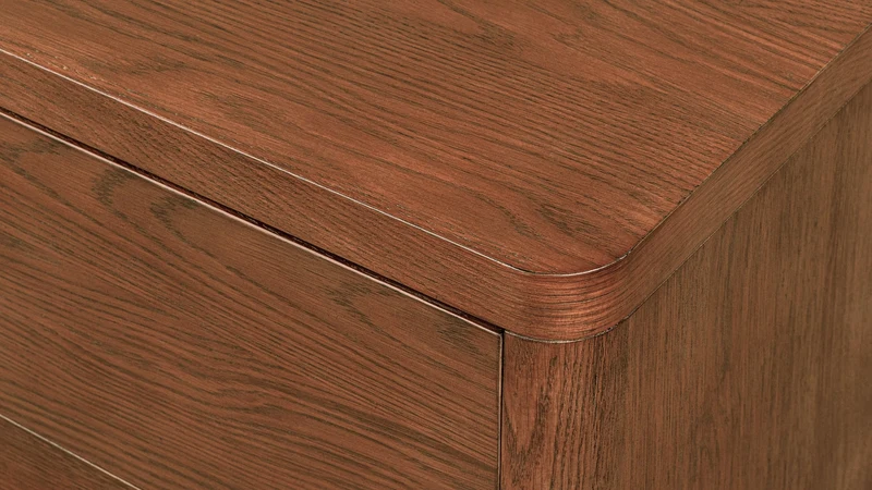 Form Dresser, Stained Walnut