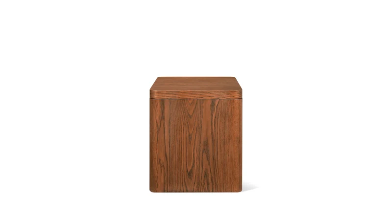 Form Nightstand, Stained Walnut