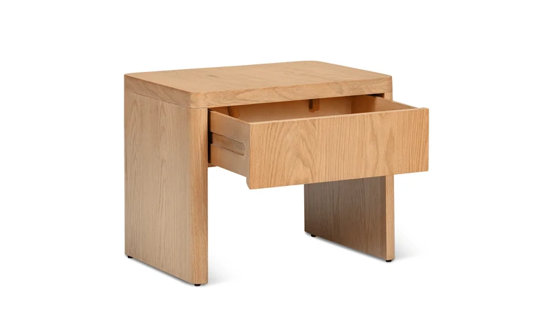 Form Nightstand, White Oak