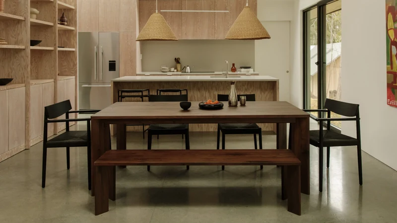 Frame Dining Table, Seats 4-6 People, American Walnut