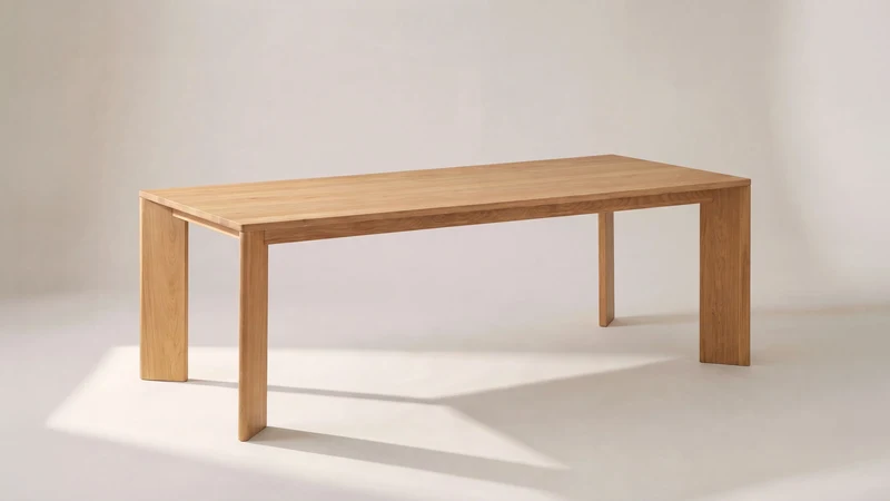 Frame Dining Table, Seats 6-8 People, Oak