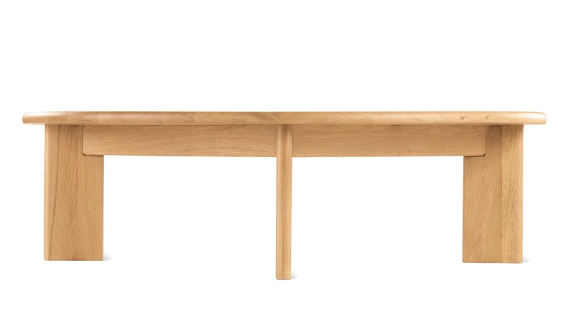 Frame Round Coffee Table, Large, Oak