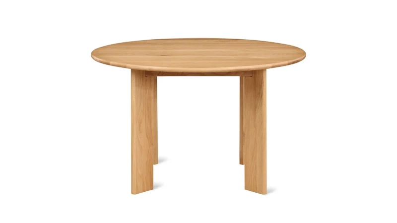 Frame Round Dining Table, Seats 4-5, Oak
