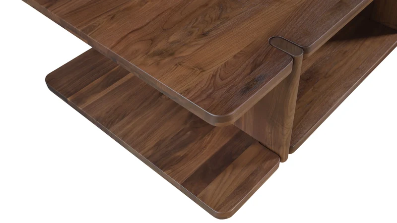 Get Closer Coffee Table, Regular, American Walnut