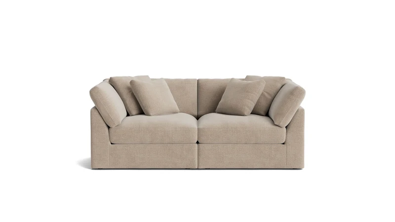 Get Together™ 2-Piece Modular Sofa, Large, Champagne