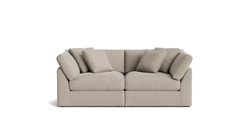 Get Together™ 2-Piece Modular Sofa, Large, Light Pebble