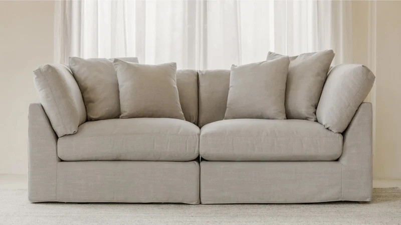 Get Together™ 2-Piece Modular Sofa, Standard, Clay