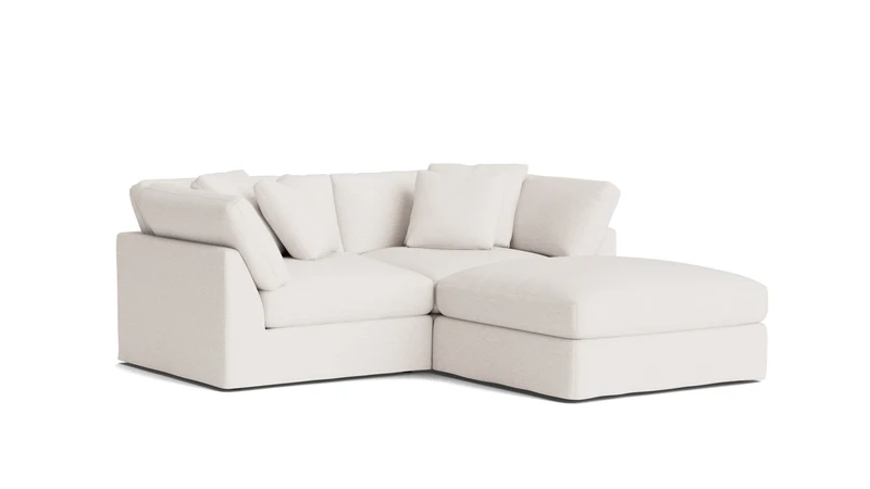 Get Together™ 3-Piece Modular Sectional, Large, Nomad Snow