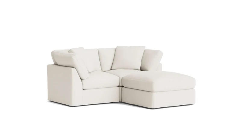 Get Together™ 3-Piece Modular Sectional, Standard, Cream Linen
