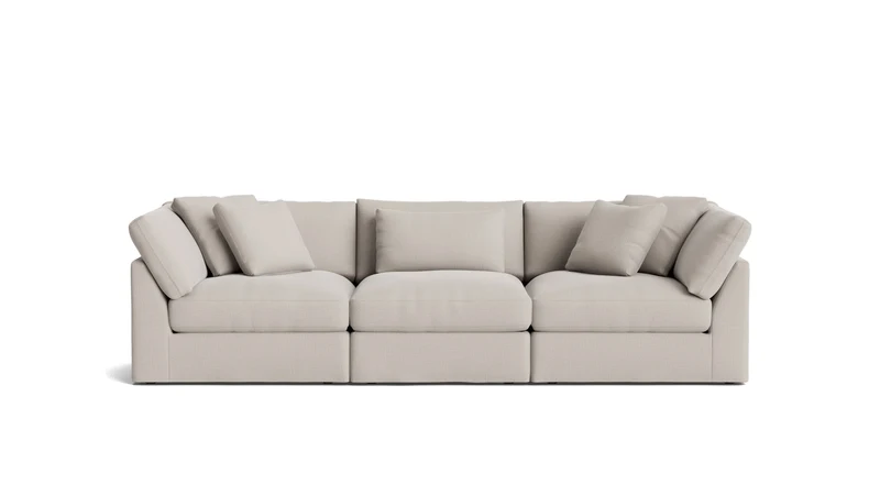 Get Together™ 3-Piece Modular Sofa, Large, Clay