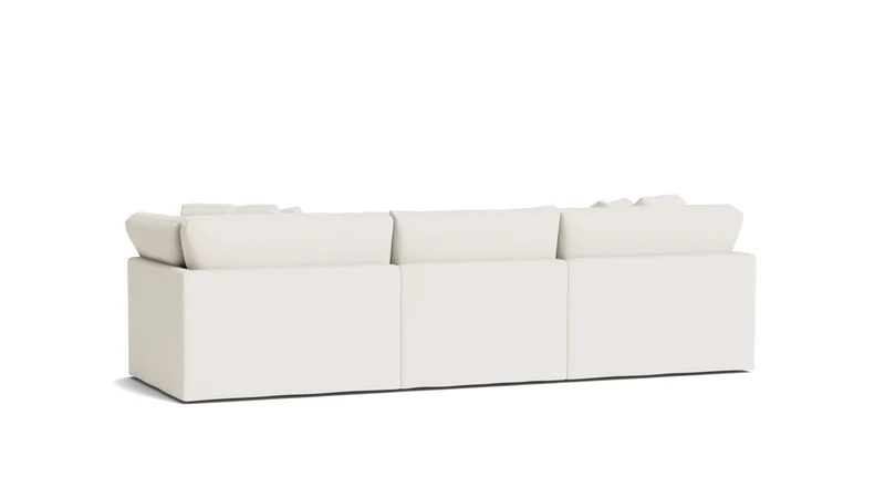 Get Together™ 3-Piece Modular Sofa, Large, Cream Linen