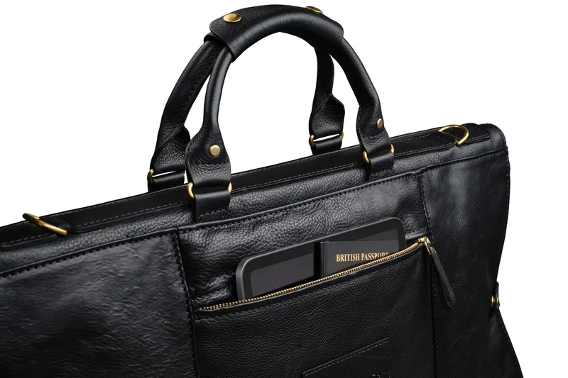 Leather Trifold - Black