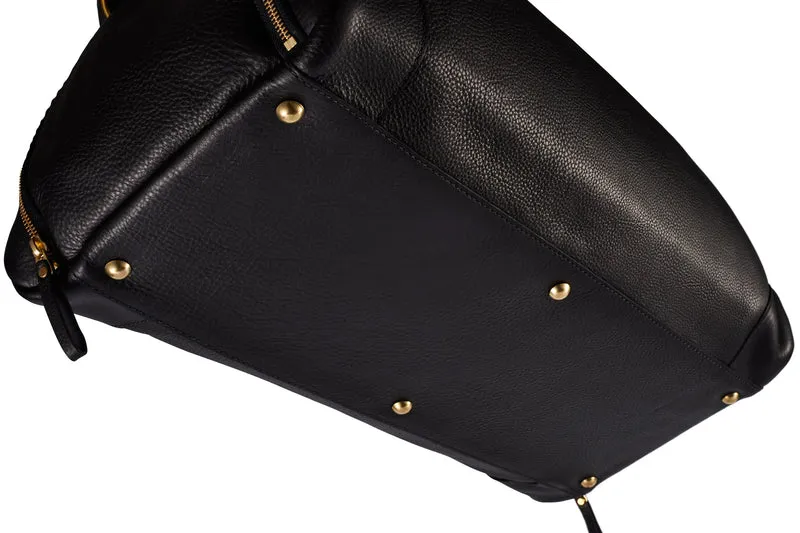 Leather Weekender - Black