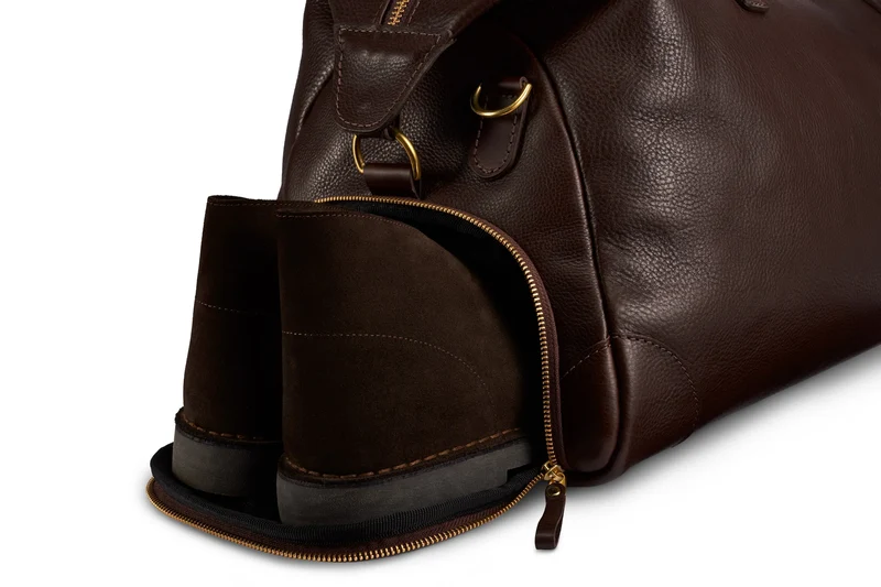 Leather Weekender - Brown
