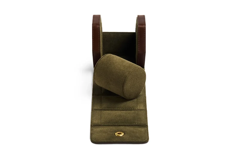 Single Watch Roll - Brown
