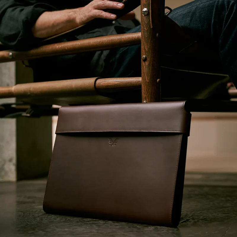 Small Folio - Brown Leather