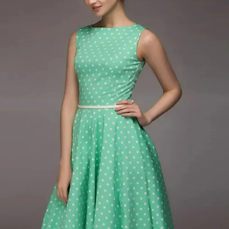 Robe Vintage à Pois "Valse Rétro"