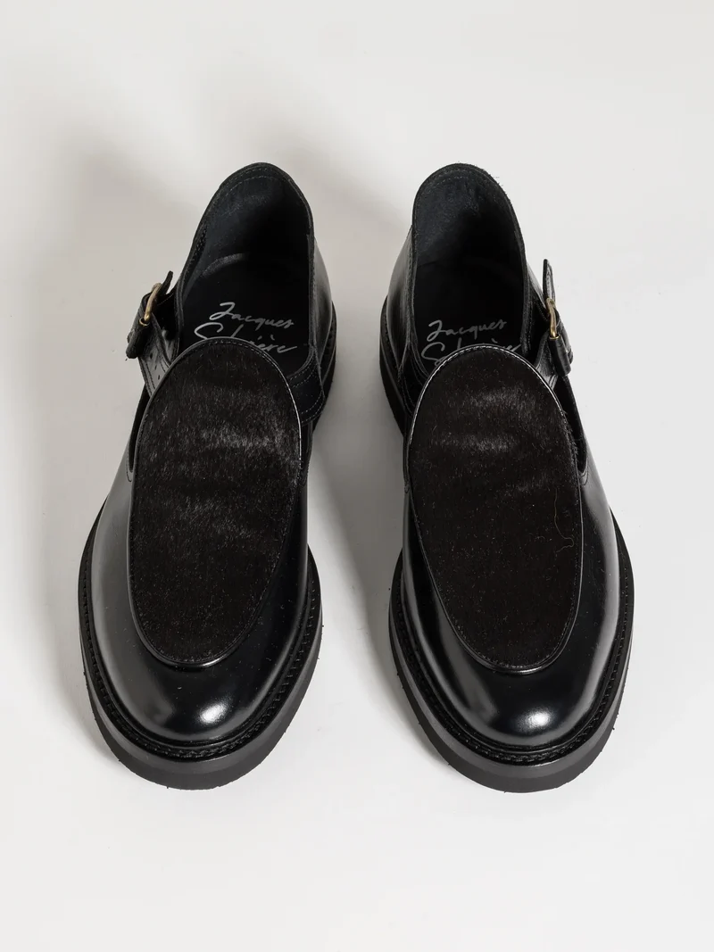 JO HAIRY CALF BLACK
