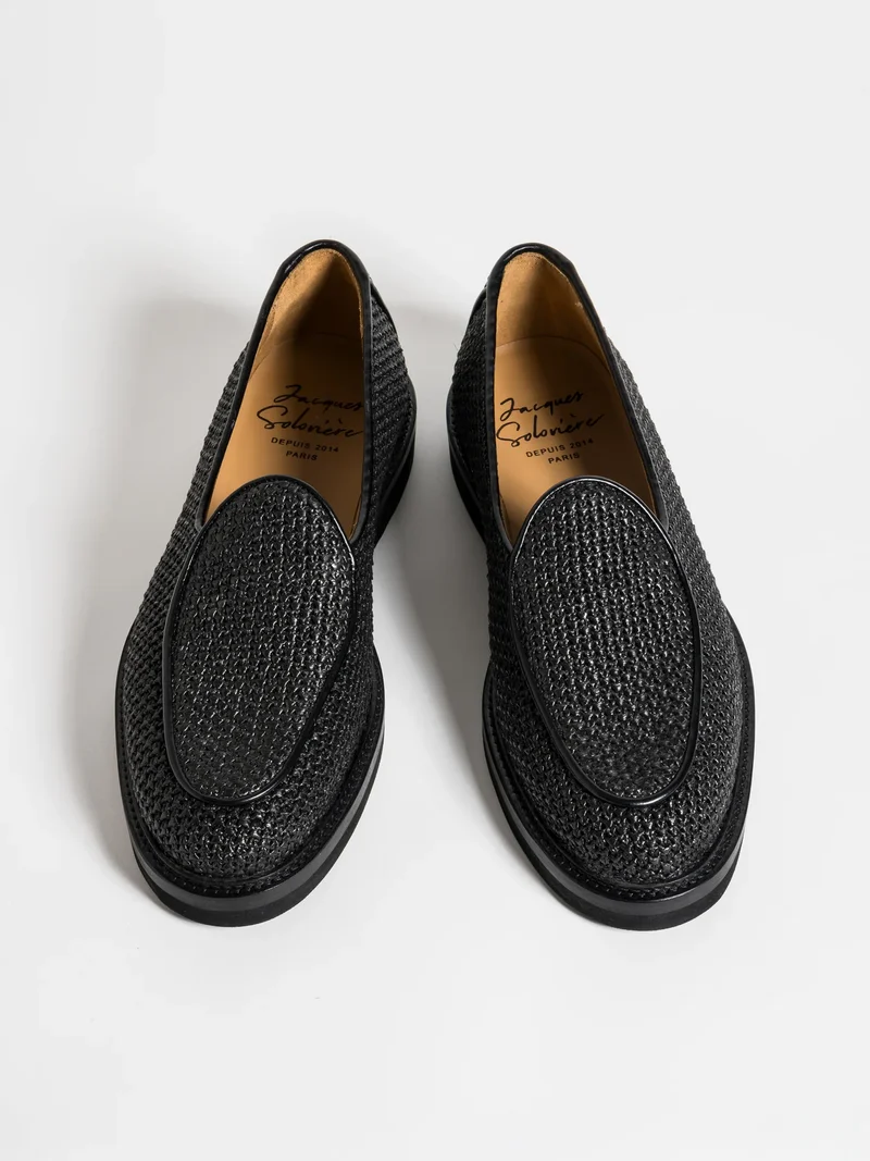 LEX BLACK RAFFIA