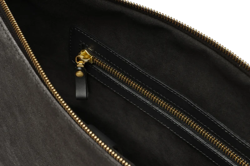 Suede Flight Folio - Storm Grey