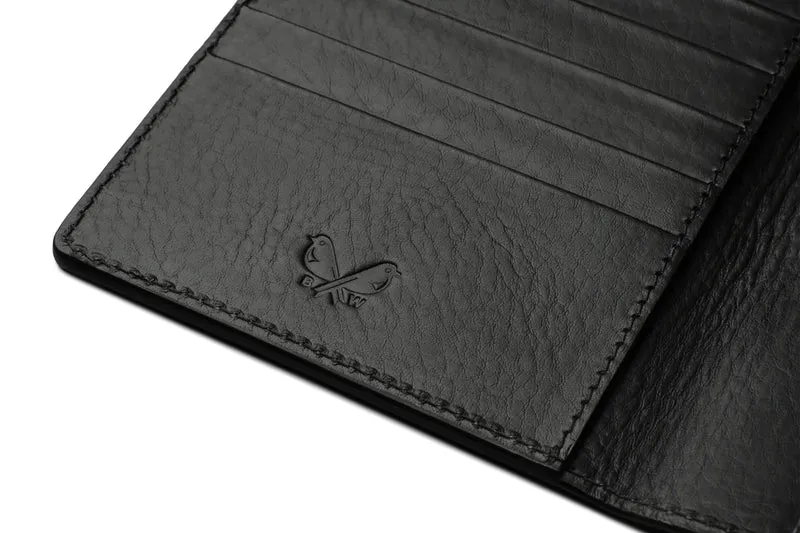 Suede Passport Wallet - Storm Grey