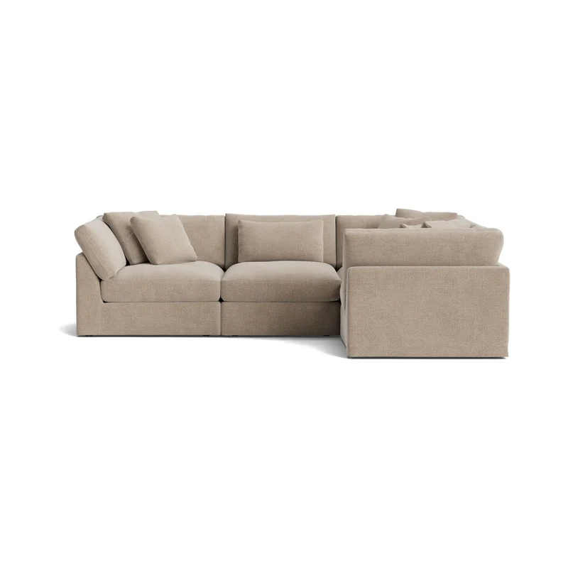 Get Together™ 4-Piece Modular Sectional Closed, Large, Champagne