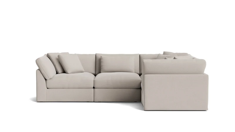Get Together™ 4-Piece Modular Sectional Closed, Large, Clay