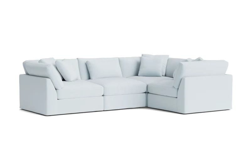 Get Together™ 4-Piece Modular Sectional Closed, Large, Cove