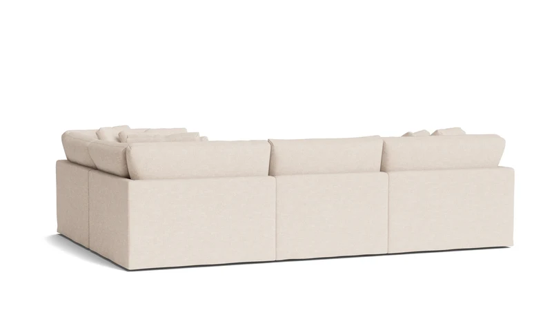 Get Together™ 4-Piece Modular Sectional Closed, Large, Sunbeam