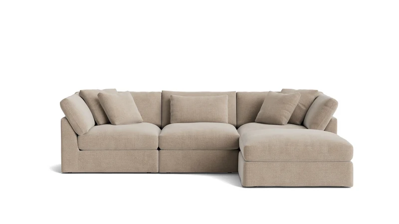 Get Together™ 4-Piece Modular Sectional, Large, Champagne
