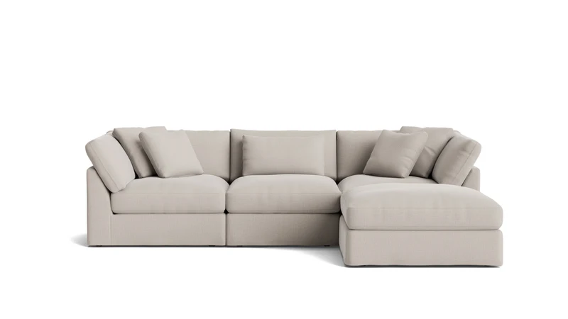 Get Together™ 4-Piece Modular Sectional, Large, Clay