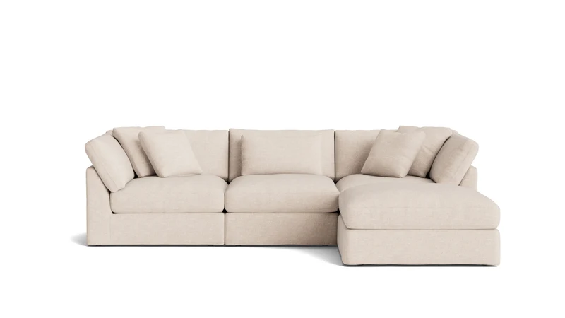 Get Together™ 4-Piece Modular Sectional, Large, Sunbeam