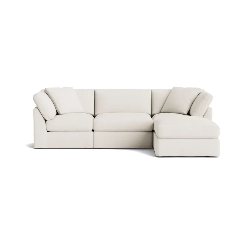 Get Together™ 4-Piece Modular Sectional, Standard, Cream Linen
