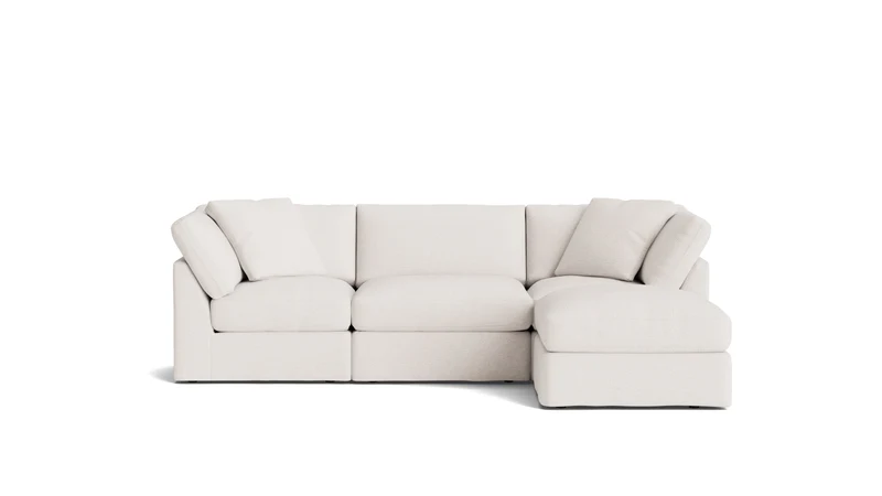 Get Together™ 4-Piece Modular Sectional, Standard, Nomad Snow