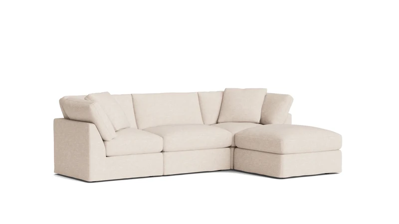 Get Together™ 4-Piece Modular Sectional, Standard, Sunbeam