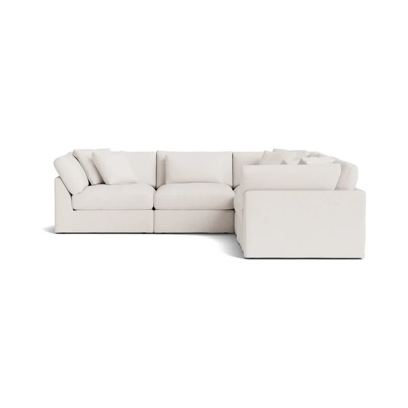Get Together™ 5-Piece Modular Sectional Closed, Large, Nomad Snow