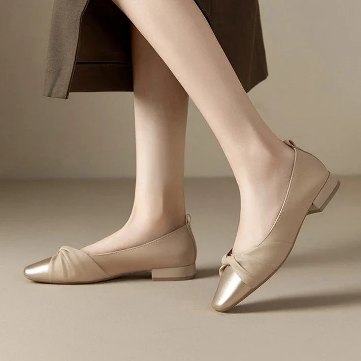 Ballerines "Classique" en Similicuir – Bout Rond et Confort Optimal