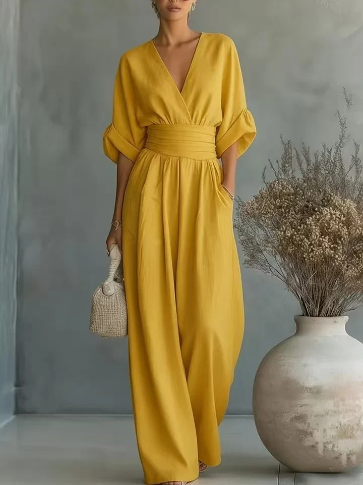 Combinaison V-Neck Cintrée