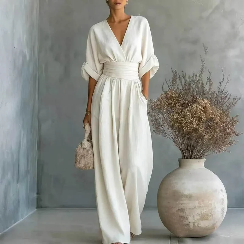 Combinaison V-Neck Cintrée