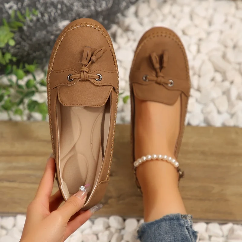 Mocassins Confort "Classique" – Design Bout Rond et Finition Souple