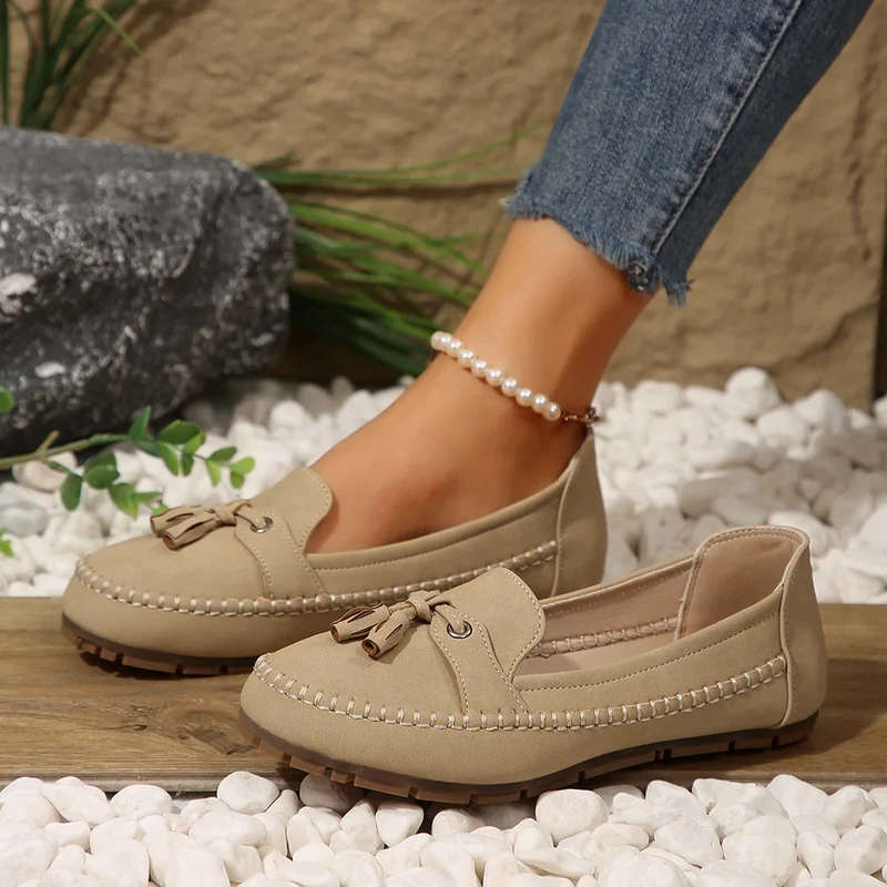 Mocassins Confort "Classique" – Design Bout Rond et Finition Souple