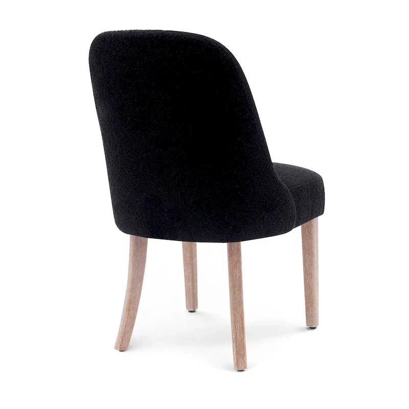 Water and Stain Resistant Boucle Polyester Side Chair